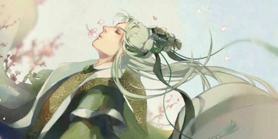 《一朵白蓮引燕來》