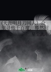 《(天涯明月刀同人)眾裡尋他千百度,驀然回首,那人卻在、燈火闌珊處》