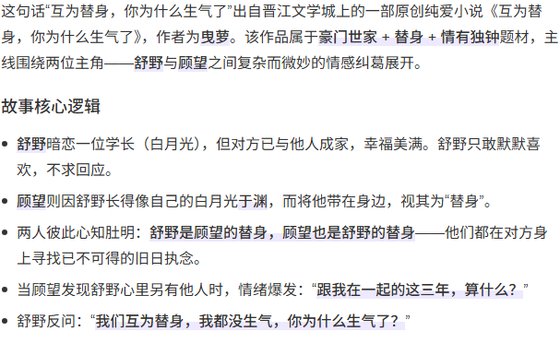 《互為替身,你為什麼生氣了》